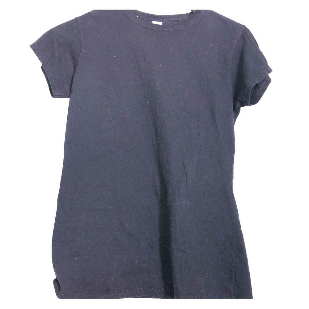 Gildan Woman’s Black Fitted Crew Tee S